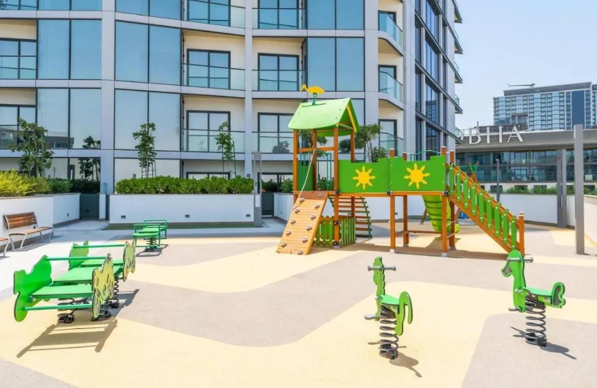 Vakantiehuis Luxury 2Bdr In Sobha Hartland Waves Near Dubai Mall And Burj Khalifa Verenigde Arabische Emiraten