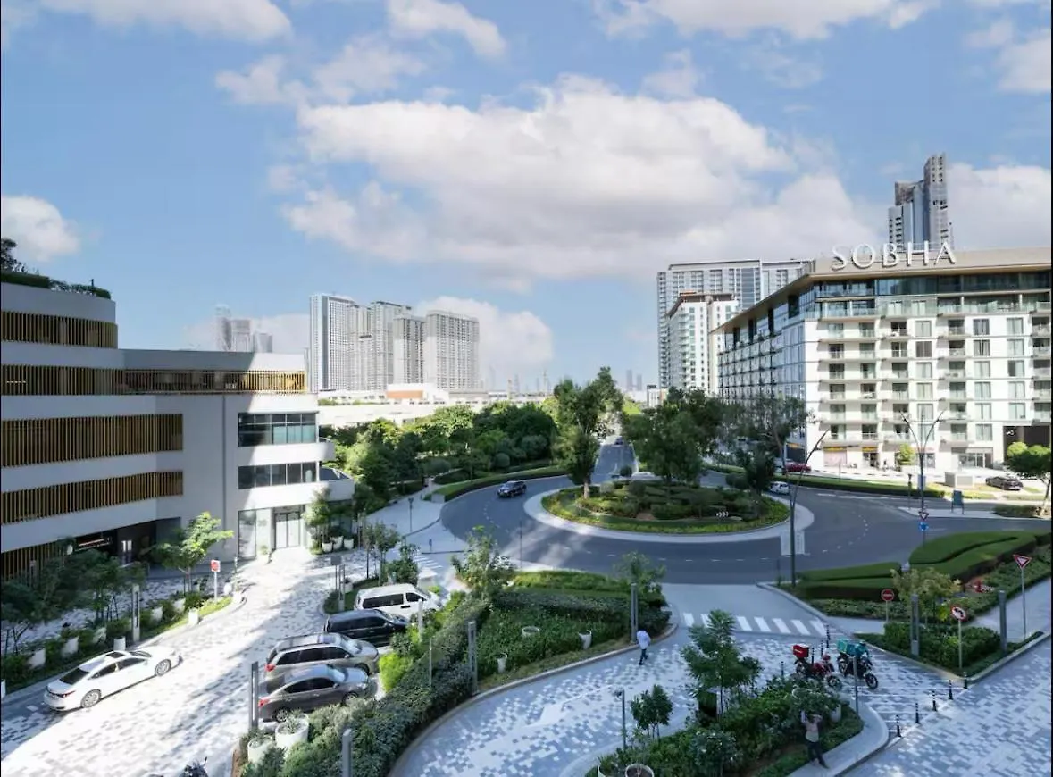 Vakantiehuis Luxury 2Bdr In Sobha Hartland Waves Near Dubai Mall And Burj Khalifa